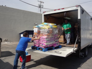 Loading supplies