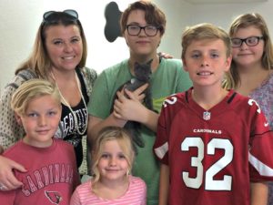 Webber Family kitten adoption